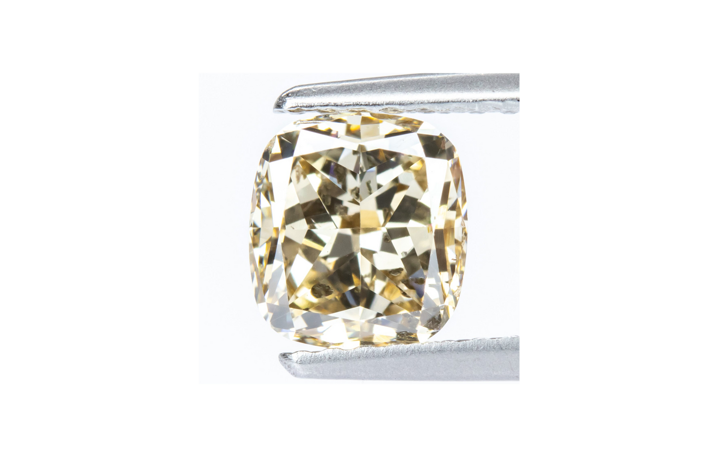 1.17 ct S12 Cushion Yellow